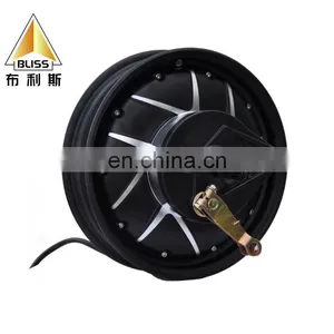 10 Inch Hub Motor Brushless Dc Motor 3000W 60-120V Motor Controller Disc Brake High Power Kit Electric Car thumbnail-5