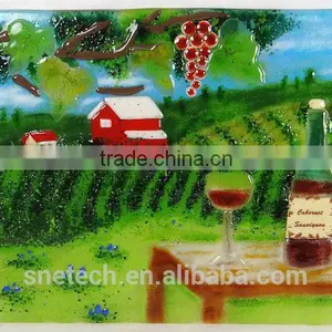Fused Glass as Interior Wall or Ceiling Decoration thumbnail-1