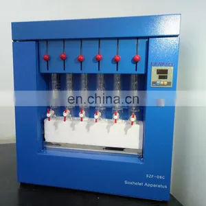DW-SZF-06C Lab Use 6 Samples Soxhlet Extractor Machine Apparatus Extractor Soxhlet thumbnail-4