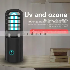 The New Car Portable Ultraviolet Sterilization Lamp Indoor Mini UVC Sterilization Purple Light USB Rechargeable Disinfection Lam thumbnail-5