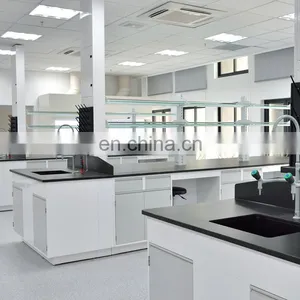 Phenolic Resin Worktop Laboratory Furniture Table Metal Work Bench thumbnail-1