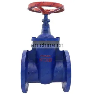 Bundor 10k Gate Valve HT200 4" Metal Seal Flanged Ends PN16 Flanged End Cast Iron Stem Industry Gate Valve thumbnail-4