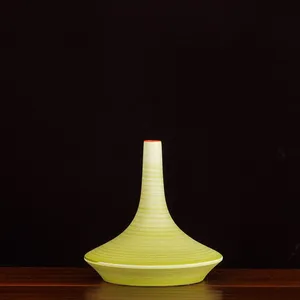 Nordic Modern Simple Hand Made Large Green Ceramic Flower Vase For Shopping Mall Decor thumbnail-2