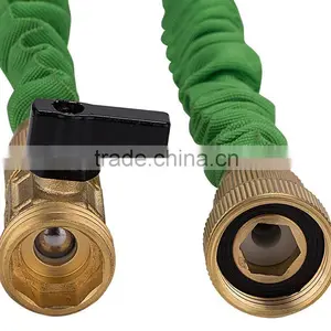 Expandable Garden Hose Strongest Expandable Hose With All Brass Connectors,8 Pattern Spray Nozzle And High Pressure - Resistance thumbnail-4