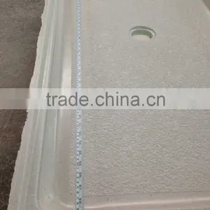 Hotel Bathroom Cultured Marble Shower Base, Shower Tray, Shower Pan thumbnail-3
