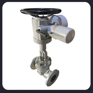 Industrial Bus Type Electric Actuator J941H-16C DN100 Carbon Steel Globe Valve Actuator thumbnail-4
