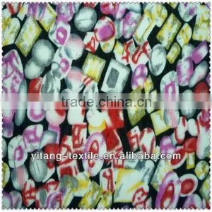 Print Polyesrer Rayon Fabric for Dress thumbnail-1