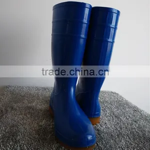 2016 New Products Pvc Boots /pvc Rain Boots /blue Saftey Pvc Rain Boots thumbnail-1