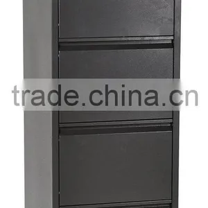 (DL-V4) Anti-tilt Steel Office Furniture Manufacturer Black 4 Drawer Storage Files Cabinet thumbnail-1