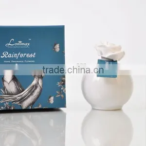50ml Home Fragrance Aroma Reed Diffuser With Clay Flower and Ceramic Bottle SA-0021 thumbnail-2