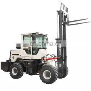 3 Ton 3m Straddle Hydraulic Hand Lift Manual Hand Stacker Forklift With Adjustable Fork thumbnail-1