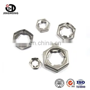 High Tensile DIN7967 Stainless Steel Tight Pal Nuts Plain Self Locking Counter Nuts thumbnail-4