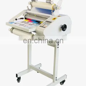 SRL-D68 High Quality Max Laminating Width 630Mm Hot and Cold Double Side Roll Laminating Machine With Shelf thumbnail-2
