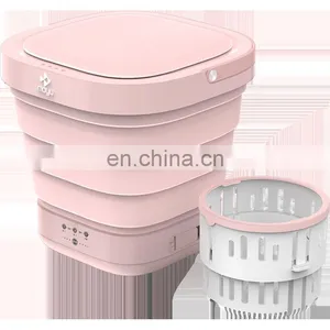 Moyu Mini Portable Washing Machine XPB08-F2 2 in 1 Portable Foldable Mini Washer Clothes Washing and Spin Dryer for Home Travel thumbnail-1