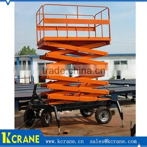 Hydraulic Powered Scissor Lift Platform, Mobile Elevated Platforms thumbnail-1