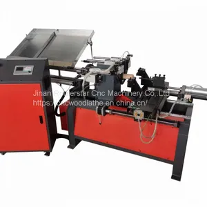 Automatic Mini Cnc Wood Turning Lathe Machine for Small Crafts Making thumbnail-1