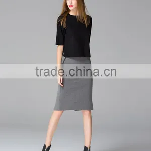 Fashion Design Cahmere Woolen Knit Sweater for Girls thumbnail-6
