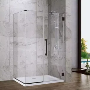 Modern Style Glass Bathroom Door Bedroom Cloakroom Interior Partition Doors Glass Folden and Sliding Door thumbnail-1