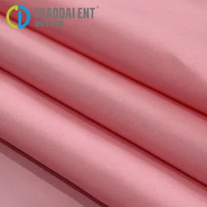 Breathable Soft 400T 100%RPET Recycled Polyester Pongee GRS Fabric For Down Coat thumbnail-3