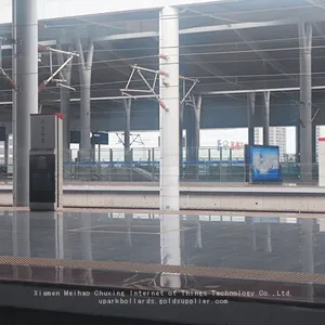 Marstone Auto Lifting Fencing Nettings MRT High-speed Railway Station Passenger Separation Rope thumbnail-1