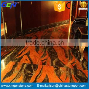 Natural Exotic Designer Polished Red Italy Butterfly Indoor Ground Marble Tile thumbnail-1