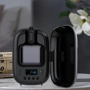 New Design Digital Display Opening Closing Cover Two Fluid Essential Oil Atomization Wall Mounted Aroma Diffuser thumbnail-1