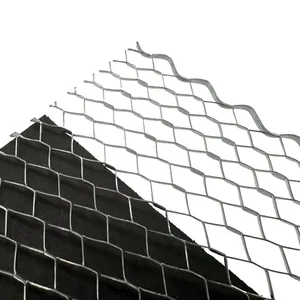 Modern V-Groove Aluminum Alloy Carbon Steel Diamond Mesh Lath Durable Anti-Corrosion Stucco Mesh Reinforcement Roofing Wall thumbnail-4