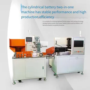 Battery Barley Paper Sticker Machine + Sorting Machine for 18650 Power Battery Packs: Sticking Barley Paper on Battery Cells and Sorting Barley Paper thumbnail-1