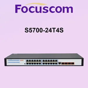Managed L2 Gigabit Ethernet Switch, 24-Port 1G Base-T Access Switch With 4G SFP Uplinks Network Switch Focuscom S5700-24T4S thumbnail-2