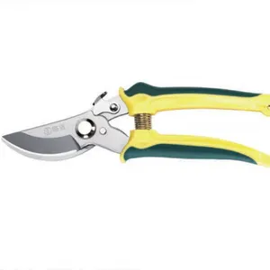Stainless‑Steel Curved‑Tip Pruning Shears With Anti‑Rust Non‑Stick Blade thumbnail-1