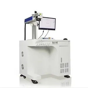 Desktop Metal Plastic Jewelry Metal Plastic Jewelry Photocopy Automatic CNC Portable Laser Engraving 50w 100w Fiber Marking Machine thumbnail-1