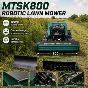 Vigorun Grass Cutting Machine Robot Brush Cutter Working Degree 40° Forstmulcher Ferngesteuert thumbnail-3