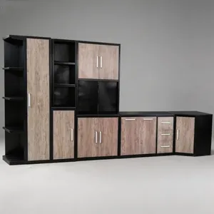 Marble Transfer Print Kitchen Cabinet Metal Knock‑down Storage Cabinet thumbnail-3