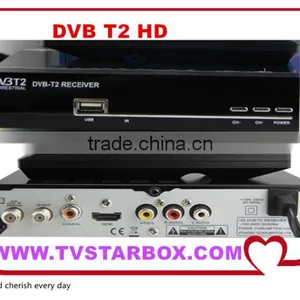 New Design Mpeg4 tv Tuner hd Dvb t2 tv Box for Russia Spain Armeria thumbnail-1