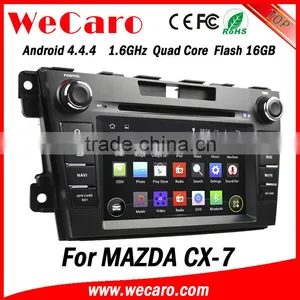Wecaro in Dash Touch Screen Android 4.4.4 Car Radio Multimedia Dvd Player for Mazda Cx-7 Autoradio Car Dvd Gps Navigation System thumbnail-3