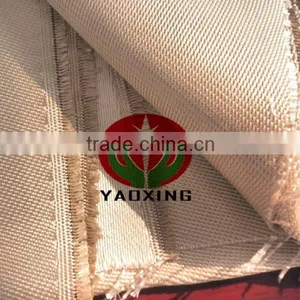 Golden High Silica Cloth 0.65X914mmX46yard Fiberglass Cloth Heat Resistant Glass Fiber Fabric thumbnail-3
