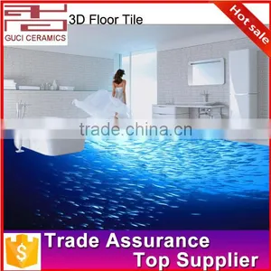 3d Flooring for Digital 3d Inkject Picture Bathroom Tile Ceramic 3d Floor Tile Supplier's Choice thumbnail-1