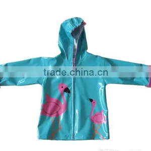 PU Fancy Print Childrens Branded Raincoats thumbnail-1