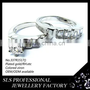 Sterling Silver Ring for Couple Wear Saudi Arabia Gold Wedding Ring Price thumbnail-5