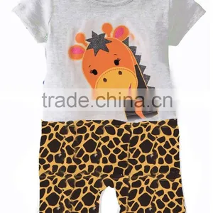 2016 Latest Design Summer Children Clothes Cute Infant&Toddler Animal Jumpsuit Fashion Baby Outfits thumbnail-2