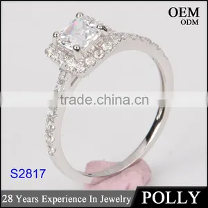 High Quality Fashion Lady's 14k Ring Set Wedding Jewelry AAAAA CZ thumbnail-2