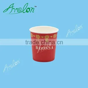 2.5oz Disposable Taste Mini Coffee Paper Cups thumbnail-1