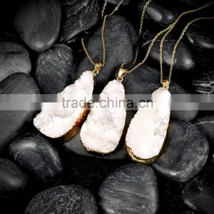 Mixed Order Available White Stone Necklace for Men thumbnail-2