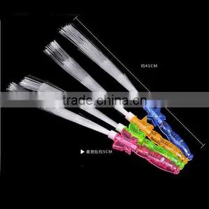 Adult Kids Fashion LED Fiber Stick Flashing Lights up Glow Sticks Party Concert Xmas Halloween thumbnail-2