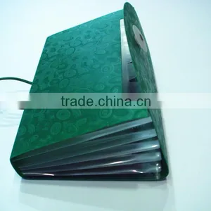 A4 Hard Cover File Folder With Plastic Divider Pockets thumbnail-1