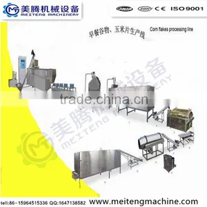 Toasted Extrusion Breakfast Cereals Corn Flake Making Machine thumbnail-1