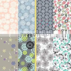 Flower Design Painting Fabric /nylon Lycra Printed Knitting Swimwear Fabric thumbnail-1