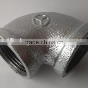 Malleable Galvanized Cast Iron Pipe Fittings 90 Elbow thumbnail-4