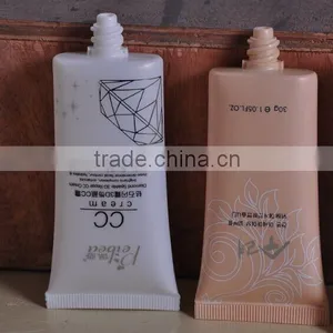 Plastic Packaging Oval Cosmetic Make up bb Cream Tube Silvery Cap thumbnail-3
