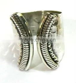 Hammered Silver Ring Wholesale Rings thumbnail-1